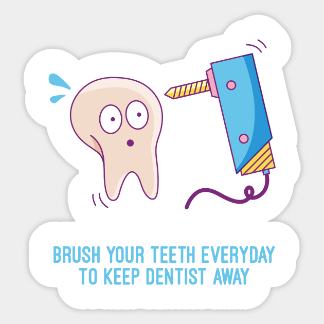 dentist gift to family Sticker by lone8